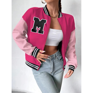 Wholesale Custom Logo Embroidery Baseball <b>Jacket</b> Sports Loose BOXY VARSITY <b>JACKET</b> for <b>Men</b> - Product Image 1