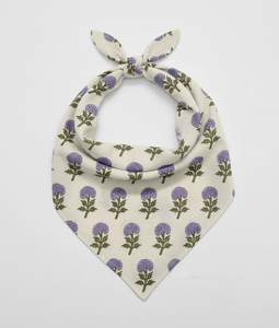 Wholesale FABRIA 100% Cotton Custom Color <b>Bandana</b> Dot Pattern Square Scarf Hand Drawn Printing Durable Quick Dry 21x21 Inch - Product Image 4