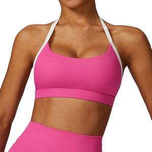 Sujetador Deportivo Ligero Cloud Hide para mujer XL Gym Fitness Crop Top Sexy Strappy Yoga Vest Running Gym Shirt Workout Sportswear - Product Image 1