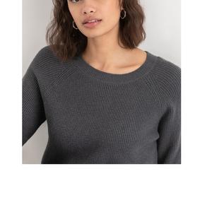 Suéter de cuello redondo informal para el hogar de la mejor calidad, suéter de punto de Navidad de algodón de alta calidad de Color sólido para mujer para la temporada de invierno - Product Image 3