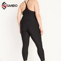 Ensemble de yoga et de sport pour femmes grandes tailles, personnalisé, en tissu intelligent écologique, séchage rapide, soutien-gorge et short de fitness