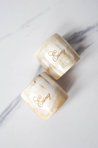 Servilleteros de Cuerno de Búfalo, Porta Servilletas Redondos para Hoteles de Lujo, Restaurantes y Mesas de Boda, Alta Calidad - Product Image 5