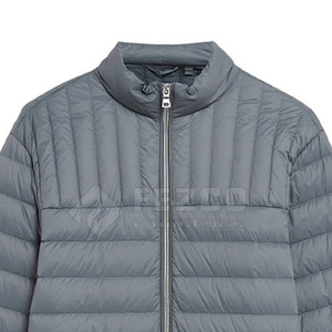 Chaqueta acolchada de invierno recién llegada para hombre con logotipo personalizado impreso de manga larga y cuello alto suministro directo de fábrica - Product Image 6