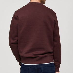 <b>Mens</b> Turn Down Collar Zipper <b>Hoodie</b> with 100% Cotton Fleece Quick Dry Breathable Design for <b>Work</b> From Home & Weekend Outings - Product Image 6