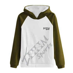 เสื้อมีฮู้ดถักโอเวอร์ไซส์แบบลำลองอินเทรนด์ฤดูหนาวแขนยาวเสื้อสวมหัวโลโก้ด้านหน้าสีบล็อกเรียงรายออกแบบเทคนิคการพิมพ์ - Product Image 3