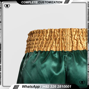 กางเกงมวยไทยคุณภาพสูงสำหรับผู้ใหญ่ แบบยูนิเซ็กซ์ ยืดหยุ่น แห้งเร็ว ระบายอากาศได้ดี ปรับแต่งได้สำหรับทั้งชายและหญิง - Product Image 3