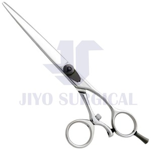 Tijeras de peluquero de acero inoxidable de primera calidad al por mayor, extraafiladas con Funda de cuero, fuente de alimentación manual - Product Image 5