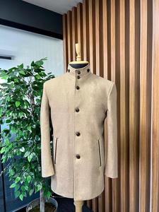 Manteau d'hiver de qualité turque professionnelle veste d'élite de luxe pour hommes élégants nouvelle mode italienne en gros manteau de laine bon marché - Product Image 2