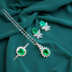 Vjoshijewels Elegante Juego de Colgantes de Plata de Ley Chapados en Oro Antideslustre para Mujer, Diseño Atemporal, Acabado Duradero, Uso Diario - Product Image 2