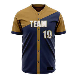 Ensemble de maillots de baseball respirants, professionnels, de haute qualité, à manches courtes, légers et confortables - Product Image 4