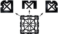 Grilles de sol pour paddocks équestres, tapis de sol, tapis de gazon équestre, grilles efficaces pour le contrôle de la boue dans les projets de terrassement