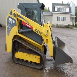 Gehl RT210 Yellow Crawler Loader Skid Steer Loader High Lift Hydraulic Bucket Compact <b>Track</b> Loader for Construction - Product Image 5