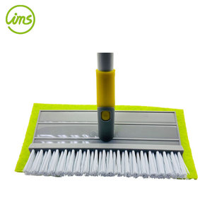 Mopa 3 en 1 Ecológica Hecha en Malasia, Cepillo y Fregona con Mango Telescópico, 2 Cabezales de Mopa Incluidos, Herramienta Multifuncional para Limpieza de Pisos - Product Image 3