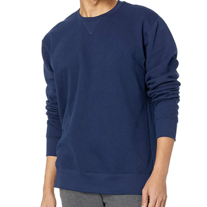 Sweatshirts de haute qualité de couleur unie grande taille pour hommes Sweatshirts de rue à la mode pour hommes - Product Image 2