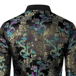 Blouson bomber sportif à manches longues pour homme avec logo frontal, toile d'hiver de qualité supérieure pour adultes - Product Image 6