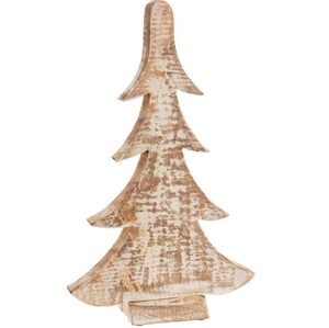Árbol de Navidad de diseño elegante de madera de mango de color natural para decoración navideña con madera de alta calidad con tamaños 6x25x13 cm - Product Image 6