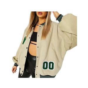 OEM Customizable Varsity Jacket <b>Stand</b> Collar Premium Quality Breathable Quick Dry Fabric Letterman Design Winter Classic Hooded - Product Image 2