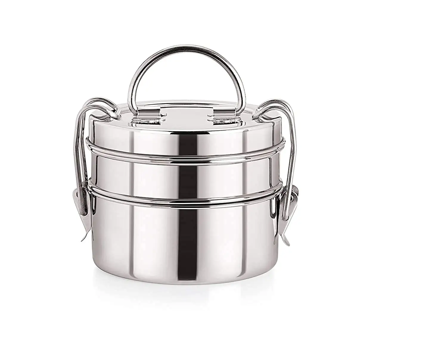 Wholesale Premium Quality Multifunctional Stainless Steel Lock Clip Tiffin Metal Food Container Lunch Box