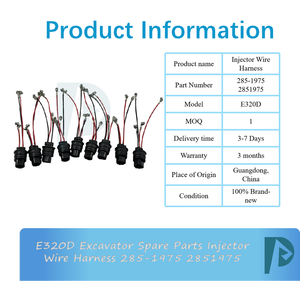 Arnés de Cables del Inyector para Excavadora E320D, Piezas de Repuesto 285-1975 2851975 - Product Image 3
