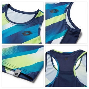 Débardeur de course personnalisé pour homme avec dos en mesh respirant et ourlet ventilé à queue tombante - Product Image 4