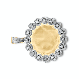 Colgante de foto personalizado de Hip Hop con diamante de moissanita joyería helada personalizada en colgante o amuleto de oro o plata - Product Image 3