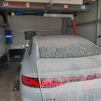 Machine de lavage de voitures automatique sans contact à haute pression intelligente pour station-service, équipement de lavage à 360°