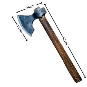 Hacha con mango de palisandro y cabeza de acero de grado industrial, grabada estilo vikingo, regalo para él, DIY - Product Image 5