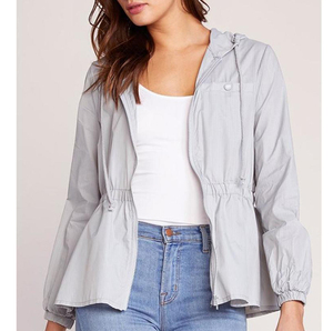 Vente en gros bon marché Veste coupe-vent décontractée pour femme Veste coupe-vent professionnelle, dernière conception, à la mode - Product Image 2
