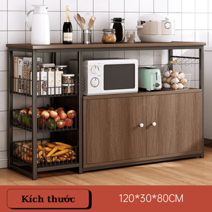 Mueble de cocina con estantes y perchas integrados Ohaha - TB068 - Product Image 5