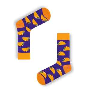 5-Pack Breathable Jacquard Print Colorful <b>Sock</b> <b>Boxes</b> Customizable One Nylon Fast Food for Boys for Daily Use for Spring - Product Image 2