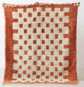 Alfombra de Beni Ourain, auténtico, marroquí, hecha a mano, Azilal, tapete marroquí en varios colores - Product Image 4