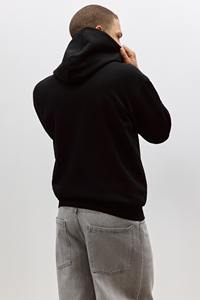 <b>Hot</b> Selling Top Quality Pullover Black Hoodie For Men Cotton Blended Comfortable Quick Dry Fabric Latest Fashion Men's Hoodies - Product Image 2