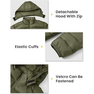 2025 Warm Waterproof Lightweight Insulated Winter Outerwear Fashion Streetwear <b>Jackets</b> Supplier - Product Image 4