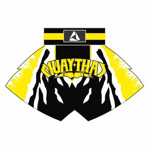 Custom logo men's quick drying sublimation print embroidery Muay <b>Thai</b> <b>shorts</b> <b>Thai</b> professional custom MMA <b>shorts</b> - Product Image 3