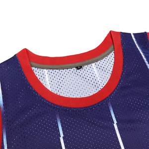 Maillots de basket-ball unisexes personnalisés, respirants, évacuant l'humidité, séchage rapide, grande taille, entraînement - Product Image 3