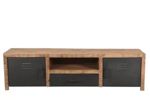 Soporte de TV ajustable de madera maciza Industrial de calidad de exportación, muebles de sala de estar, gabinete de bajo costo, fácil instalación a granel - Product Image 3