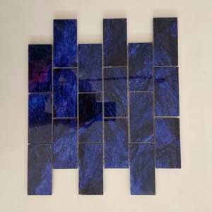 Patrones con propósito Recta Bricks 2x4 Azulejos de mosaico de cerámica vitrificados de cuerpo completo Mate brillante para hoteles y restaurantes de recepción - Product Image 1