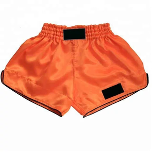 Venta caliente Custom Muay Thai Boxing Shorts Hombres 100% Poliéster Muay Thai Shorts Deportes Sublimación de secado rápido Muay Thai Shorts - Product Image 6