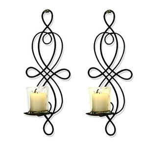 Candelabro de pared de árbol plateado - Product Image 2