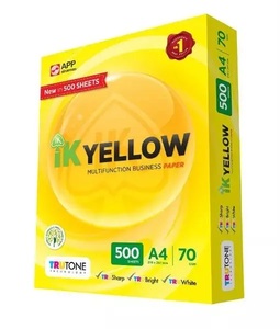 Pulpa de madera 100% Ik ellow papel ellow 4 opy aper 80gsm /Ik ellow 4 Papel 75GM M - Product Image 4