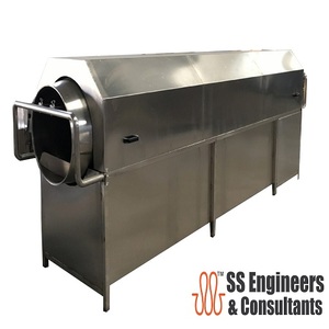 Laveuse à tambour Laveuse à tambour rotative industrielle Laveuse à arachides Laveuse à légumes rotative à vitesse réglable - Product Image 3