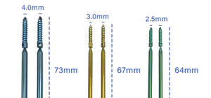 Ancrage chirurgical en acier inoxydable approuvé CE ISO pour l'utilisation des animaux Vis vétérinaire orthopédique manuelle Goupille non résorbable Classe I - Product Image 3