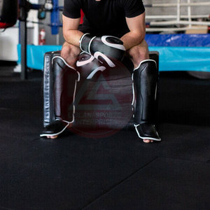 Espinilleras de Piel Genuina para MMA, Espinilleras Profesionales para Entrenamiento de Kickboxing, Ligeras y Cómodas, Protectores de Piernas para Boxeo - Product Image 5
