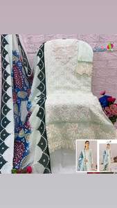 Moda alta demanda atractiva Ropa Étnica algodón con Chikankari bordado Salwar traje - Product Image 5