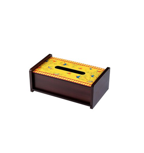 Caja de pañuelos de madera impresa con esmalte, caja de paquete de vino de lujo con logotipo personalizado, caja de pañuelos impresa ecológica, gran oferta - Product Image 4