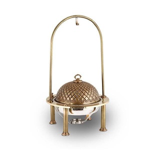 Plato de frotamiento de acero inoxidable duradero OEM 4L/8L equipo de buffet para catering y hostelería a gas - Product Image 4