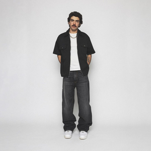 กางเกงยีนส์ทรงหลวมแนววินเทจของผู้ชายกางเกงแฟชั่นสตรีทแวร์ฟอกสีโอเวอร์ไซส์ - Product Image 6