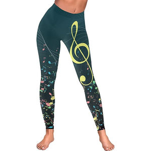 Entrenamiento personalizado nuevo diseño sublimación impresión Leggings señoras mujeres apretado estampado Yoga pantalones con bolsillo - Product Image 5