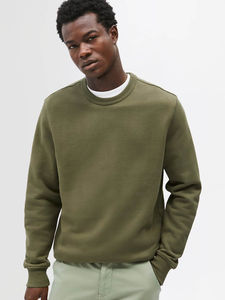 Nouvelle arrivée de haute qualité basique surdimensionné col rond hommes sweat personnalisé coton mélangé sweat au prix d'usine - Product Image 4