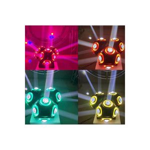 12x10 WATT 360 gradi LED fascio LASER stroboscopico luce ROBOT